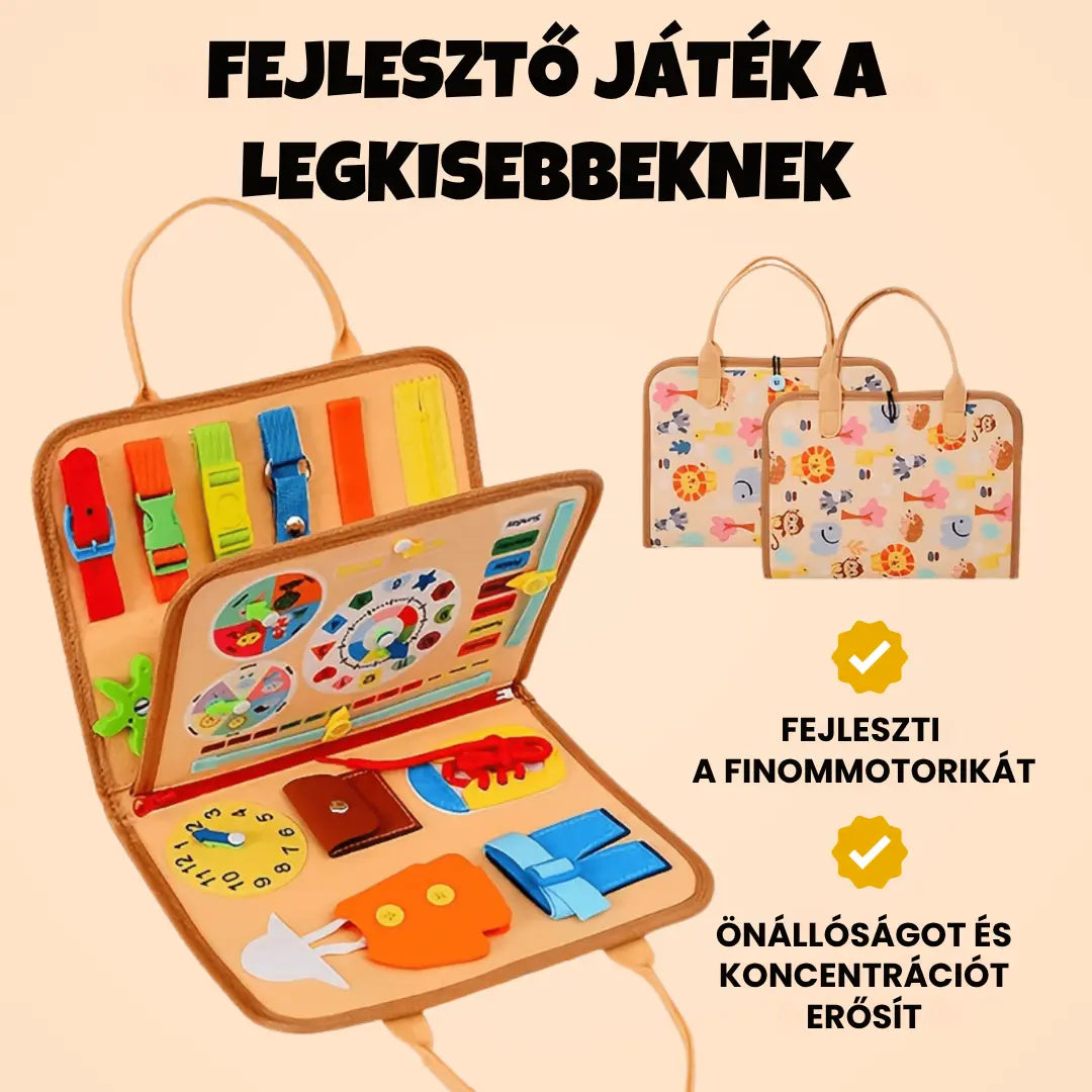 KinderBoard – Montessori Fejlesztő könyv