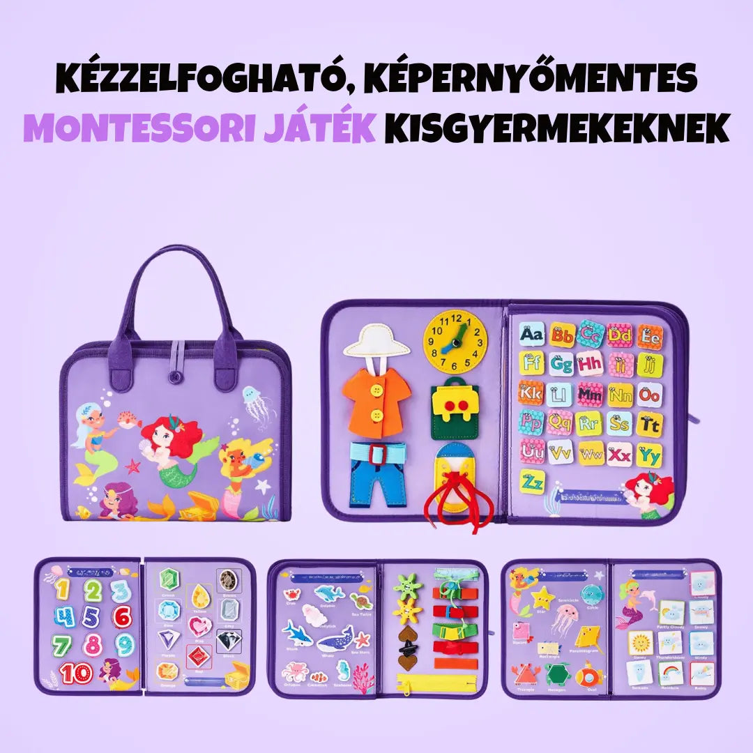KinderBoard – Montessori Fejlesztő könyv