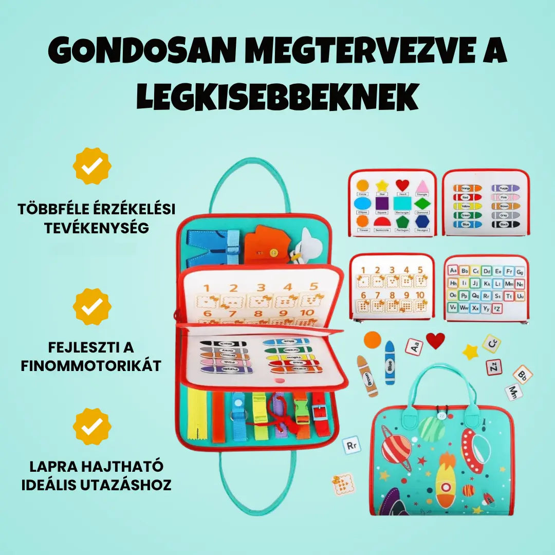 KinderBoard – Montessori Fejlesztő könyv