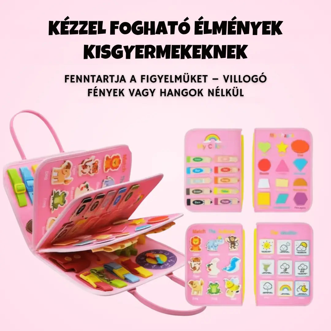 KinderBoard – Montessori Fejlesztő könyv