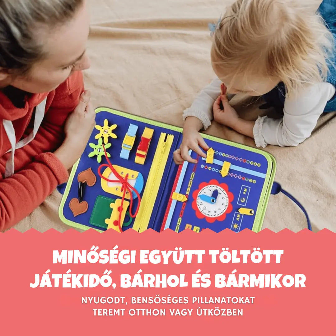KinderBoard – Montessori Fejlesztő könyv