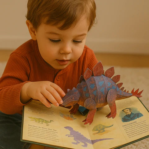 KinderBook - 3D-s Dínós Könyv Gyerekeknek