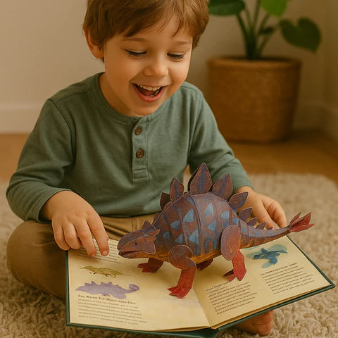KinderBook - 3D-s Dínós Könyv Gyerekeknek