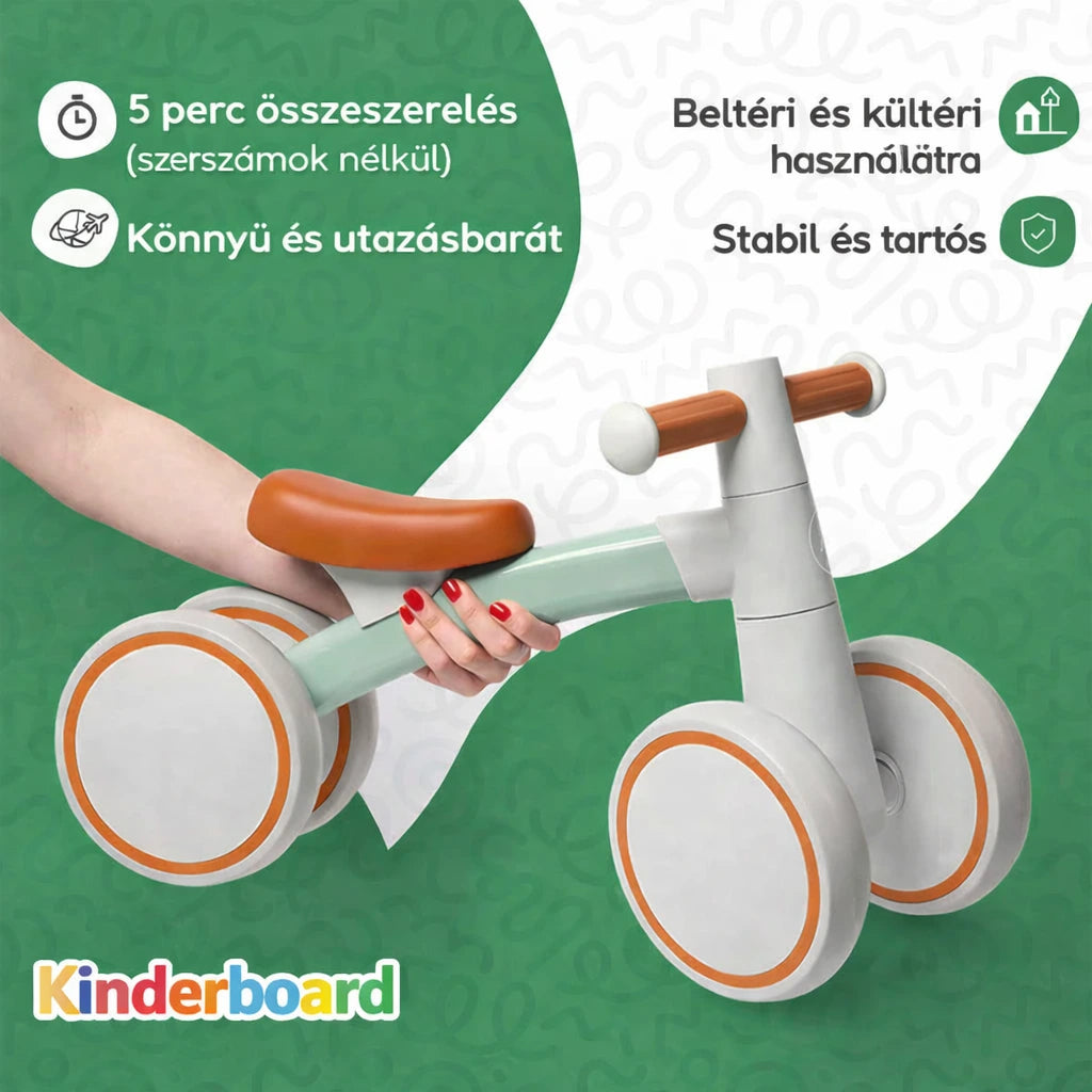 KinderBike - Egyensúlyt fejlesztő tréner bicikli