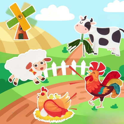 Montessori farmvilág mesekönyv