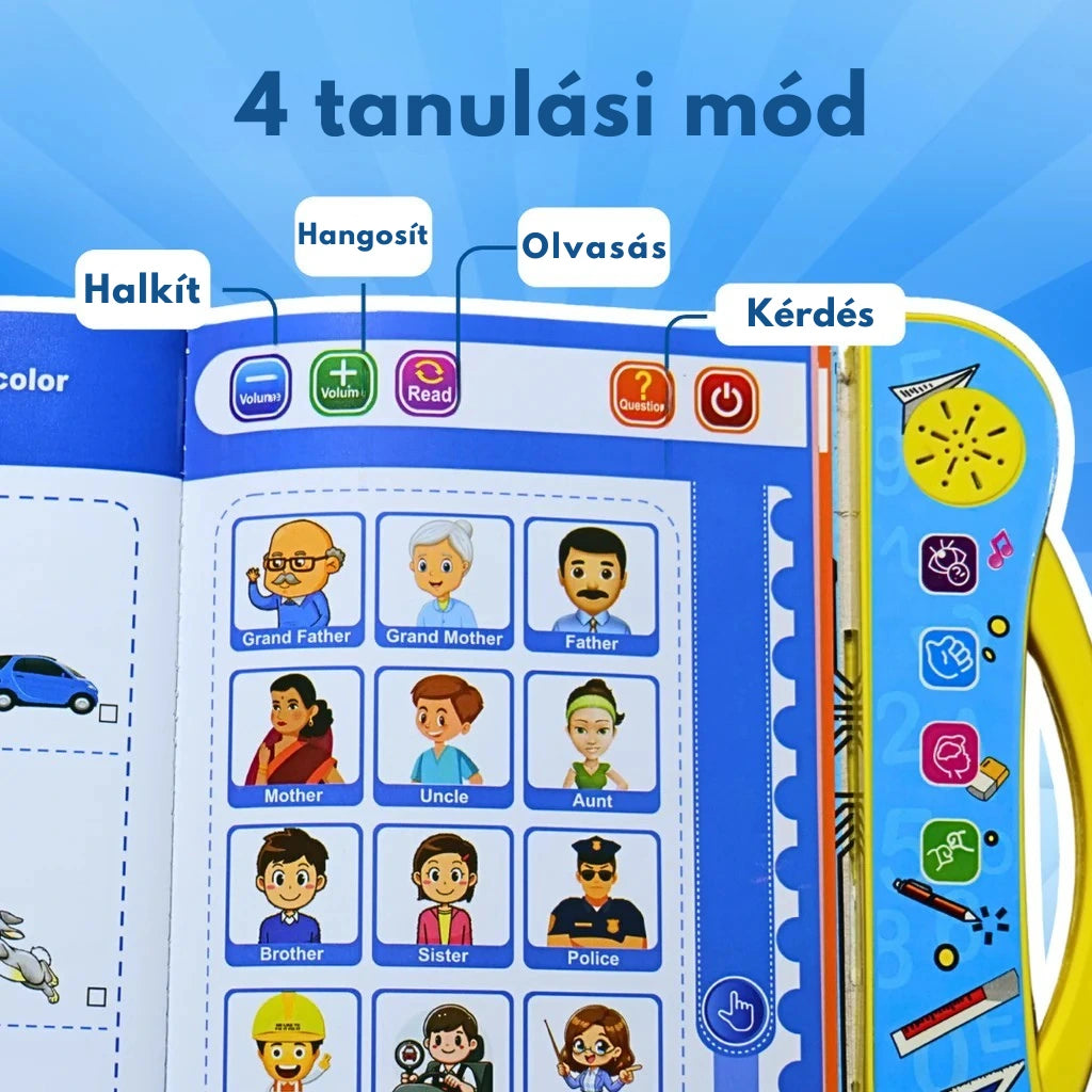 Kinderboard interaktív, hangos tanulókönyv™