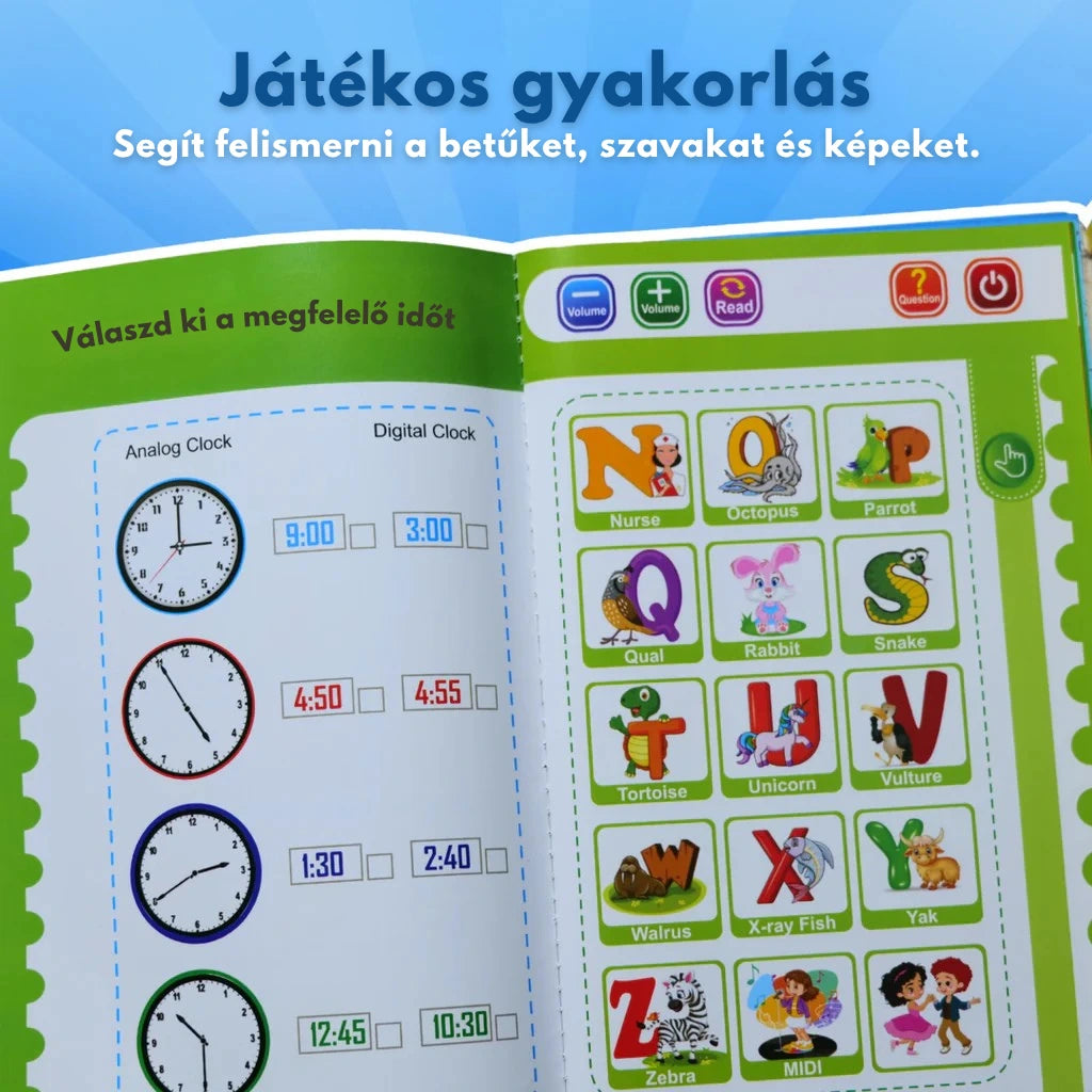 Kinderboard interaktív, hangos tanulókönyv™