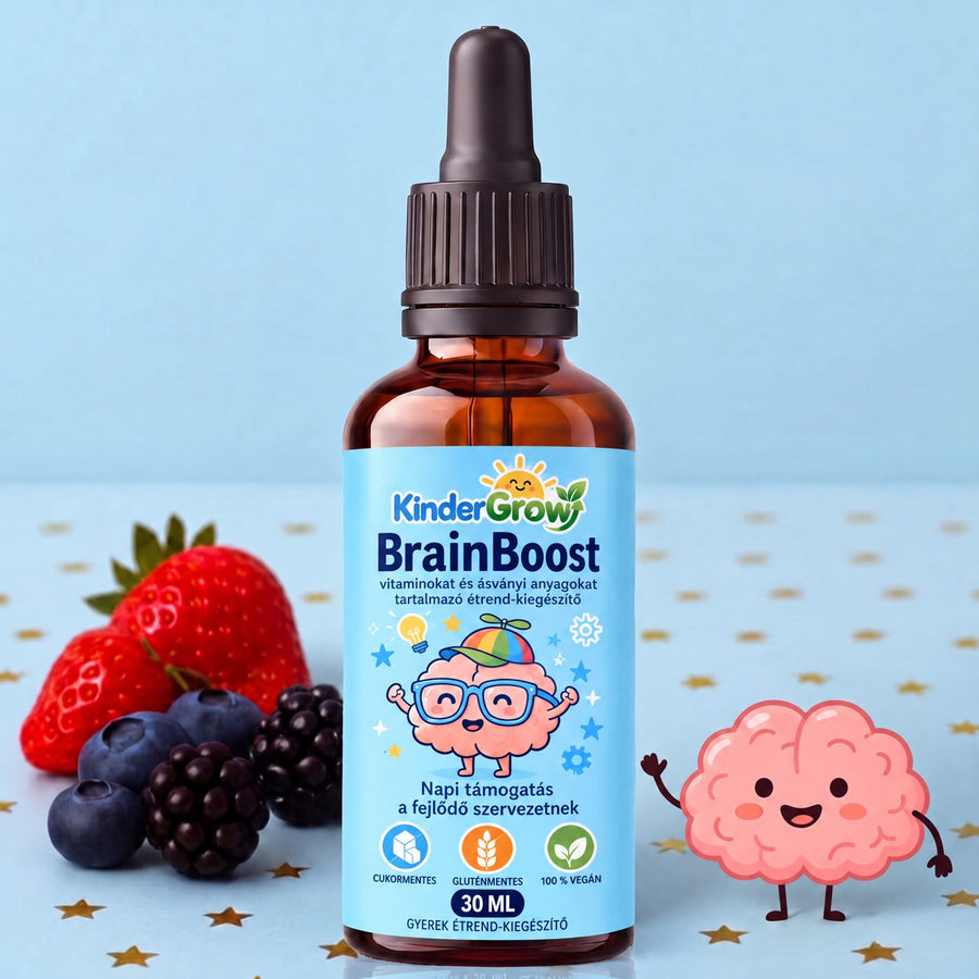 BrainBoost for Kids vitamincsepp, 30 ml