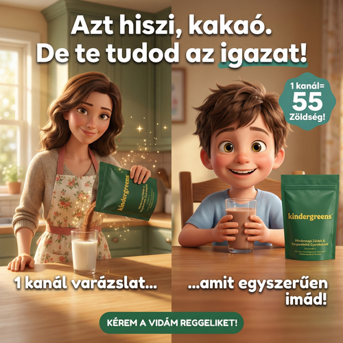 KinderGreens – A napi zöldség támogatás, gyerekekre szabva