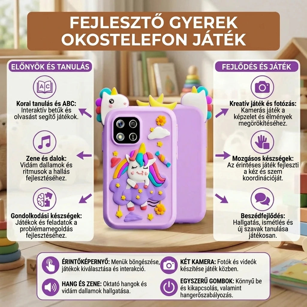 Kinderphone™ - Az okostelefon, ami fejleszt, nem leköt