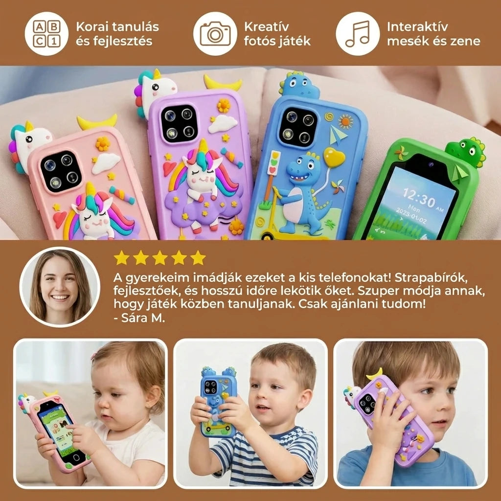 Kinderphone™ - Az okostelefon, ami fejleszt, nem leköt