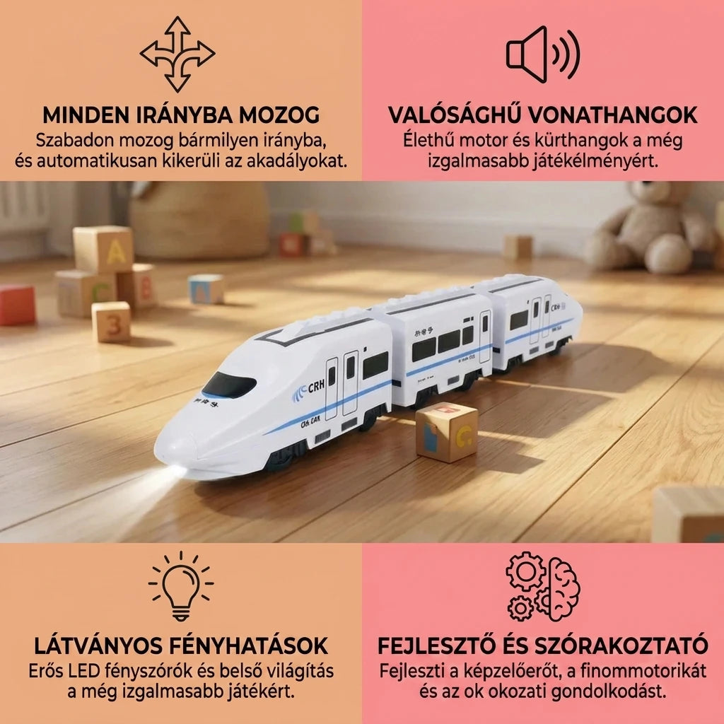 Logivonat™ - Élethű élményvonat fejlesztő játék