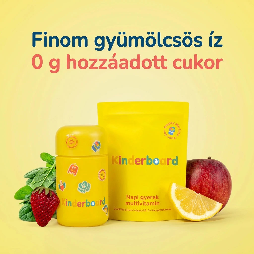 NutriKids™ – Komplex Gyerek Multivitamin Rágótabletta 16 Vitaminnal és Ásványi Anyaggal
