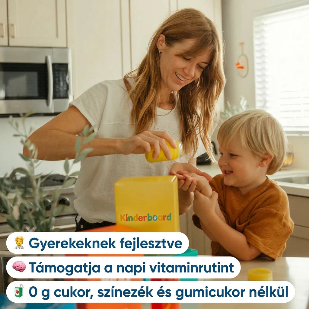 NutriKids™ – Komplex Gyerek Multivitamin Rágótabletta 16 Vitaminnal és Ásványi Anyaggal