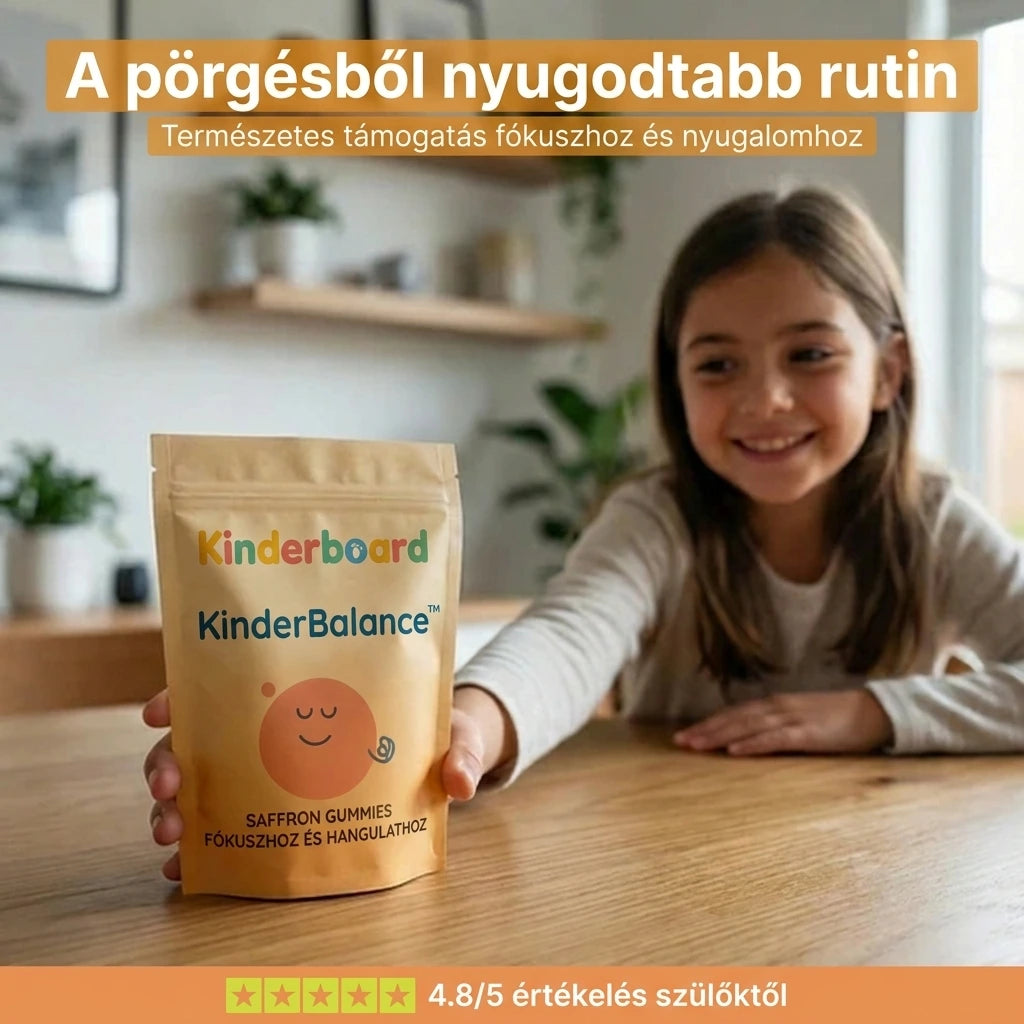 KinderBalance™ – Természetes gyermek rágótabletta fókuszhoz és nyugalomhoz